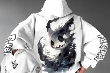 Pokémon Anime Mimikyu Printed Hoodie Men's and Women's Autumn/Winter New Y2K Harajuku Large Size Casual Trend Sweater Top