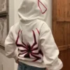 2024 men's and women's fashion hoodies with spider print sweater