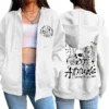 Funny Skeleton Zip Up Hoodies I Don't Need Your Attitude Sarcastic Quote Women Fleece Hoodies Sassy Fashion Zipper Hoodies Coats