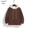 Sweatwear Men's Casual Sport Men Hoodies Warm Mens Fashion Sweatshirts Casual Men's Loose Breathable Pullovers Fashion Hoody