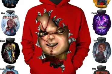 Chucky Doll Horror Child's Play Hoodie Men Clothing 3D Printed New in Hoodies Women Harajuku Fashion y2k Pullovers Hooded Hoody