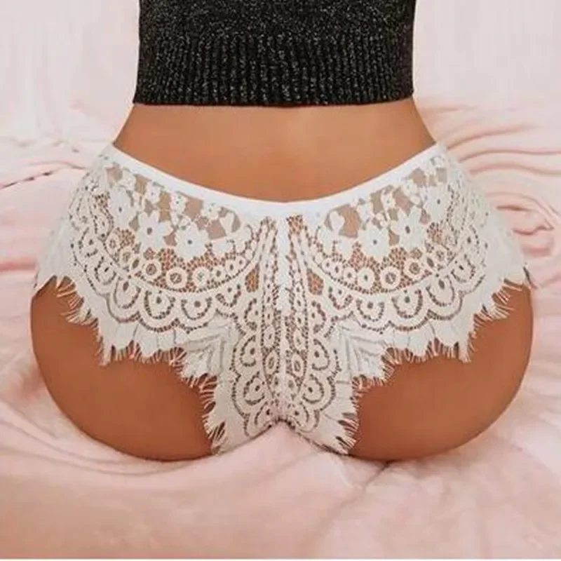 Women's Sexy Lace See Through Briefs Women Secret Clothes Thin Lingerie Women's Panties High Rise Knickers Brazilian Underwear - Image 2