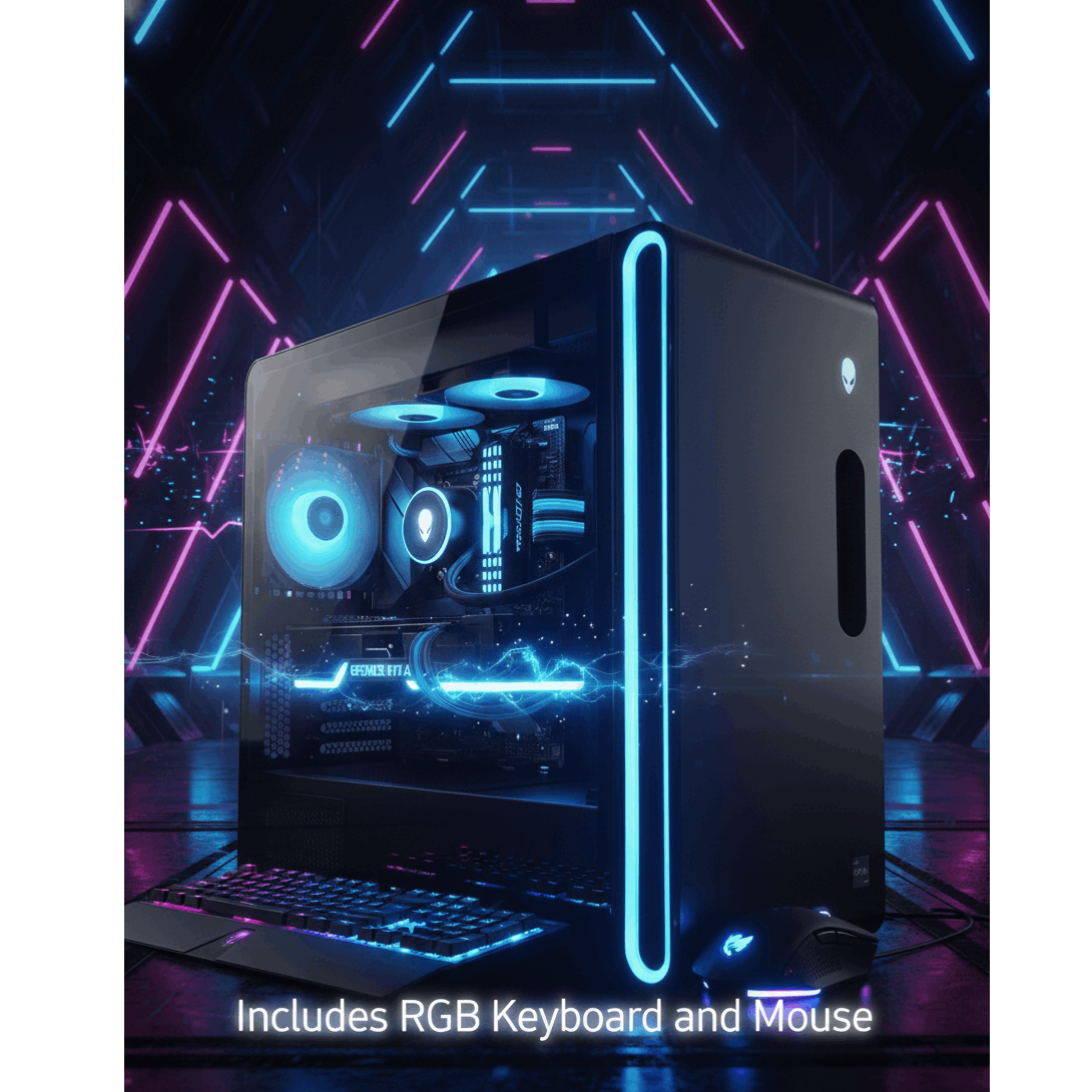 Alienware Aurora R16 Gaming Desktop PC Tower | Intel Core i9-14th Gen | 32GB RAM DDR5 | 2TB NVMe SSD | NVIDIA GeForce RTX 4080 | Integrated Wi-Fi & Bluetooth | Windows 11 Pro | RGB Keyboard & Mouse | High-Performance Gaming PC | HDMI, DisplayPort, USB-C | Refurbished / Ready to Game - Image 4