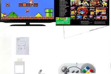 Wireless High-definition retro game console, retro two-player game console with two game controllers | Compatible with TVs, computers, and projectors, it's a great choice for holiday and cozy moments.