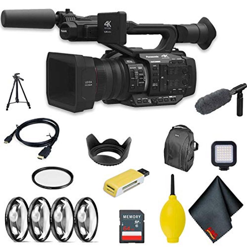 Panasonic AG-UX180 4K Premium Professional Camcorder Advanced Accessory Bundle w/Deluxe Padded Backpack, Condenser Shotg - Image 3