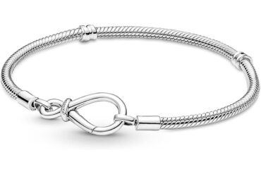 Pandora Jewelry Moments Infinity Knot Snake Chain Bracelet 590792C00-20