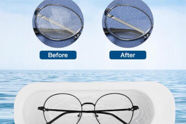 2pcs Jewelry Cleaner, Ultrasonic Cleaner Machine Portable 300ML one Button Control, for Jewelry, Eyeglasses, Retainer, Watches, Dentures, Rings, Coins