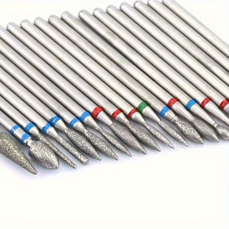 12pcs Professional Electric Nail File Set for Salon and Home Use - Diamond Sanding Heads, Effortlessly Remove Acrylic and Gel Nails, Polish Cuticles, and Smooth Nails - Image 4