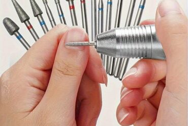 12pcs Professional Electric Nail File Set for Salon and Home Use - Diamond Sanding Heads, Effortlessly Remove Acrylic and Gel Nails, Polish Cuticles, and Smooth Nails