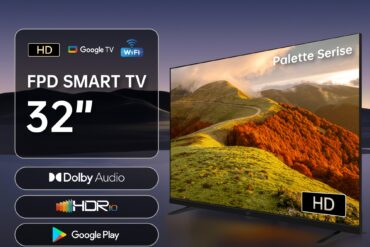 FPD 32 Inch Smart TV Google TV HD 720P with Google Play And Chromecast Built In, HDR 10, Audio, Voice Remote, Stream Live TV (Palette Series, US32GFS, 2025 Model)