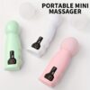 Portable mini electric massager, USB charging, 4-speed adjustment, suitable for body, back, neck, leg, and waist massage, ultra light, can be placed in any bag
