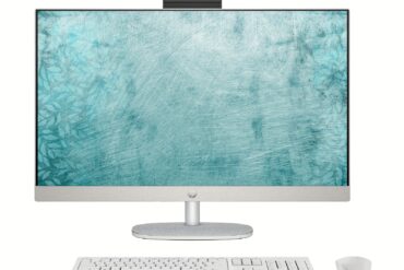 HP 27" FHD Touchscreen All-in-One Desktop, Intel Core Ultra 7-155U, 32GB DDR5 RAM, 2TB SSD, WiFi 6, Wireless KB & Mouse, Adjustable Height, Windows 11 Home, Shell White