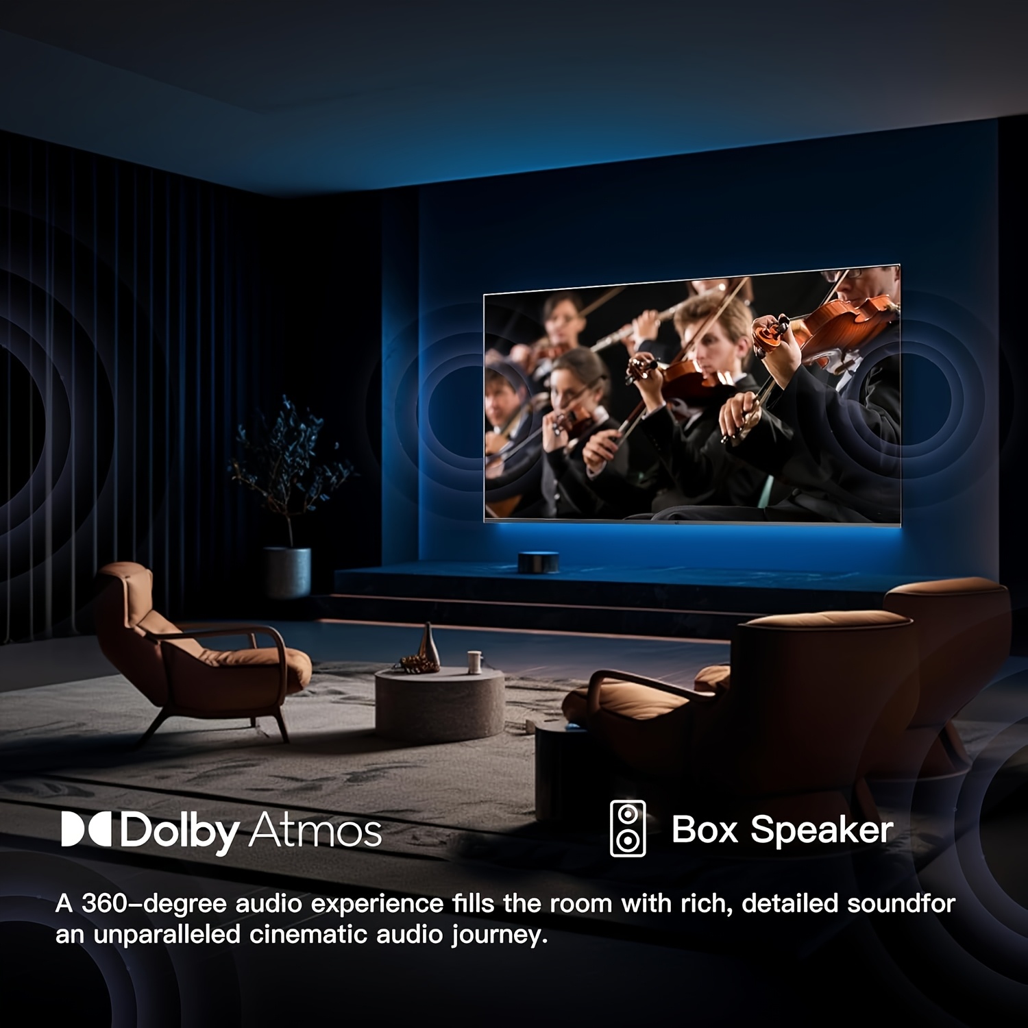 55-Inch Google TV Smart TV with 4K UHD, HDR, Vision & Atmos, MEMC, Built-In Google Play Store, Voice Remote Compatible for /YouTube/Torrent Sites Blocking - LED TVs Suitable for Google TV OS - Image 7