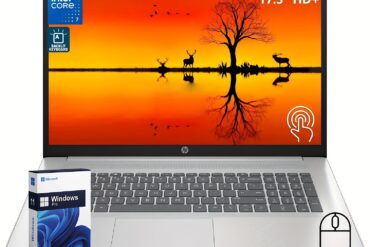 HP 17 Inch Touchscreen Laptop Computer Business, 17.3" HD+ Display, 10-Core Intel 7-150U(up To 5.4 GHz), 64 GB RAM, 4 TB SSD, Backlit Keyboard, Wi-Fi 6, Windows 11 Pro, W/Accessories