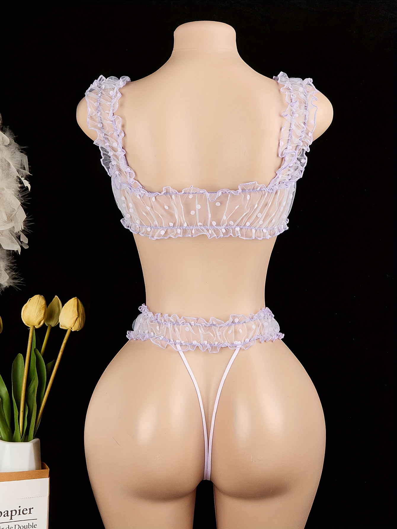 Sexy Lingerie Set See-Through Mesh Set