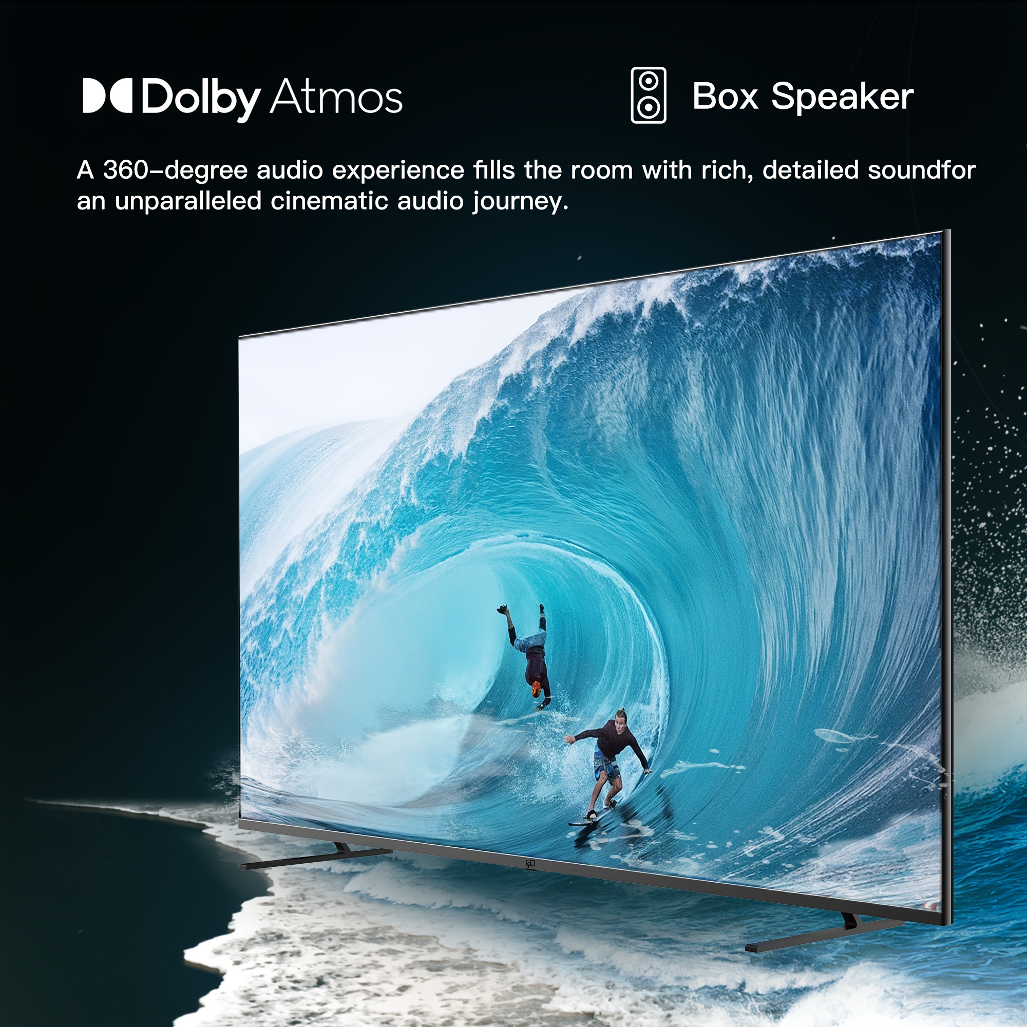 75" 4K UHD Smart TV with Google Play & Google Cast Built-in, HDR 10, Voice Assistant Remote, 4K LED Display, 16:9 Aspect Ratio, 330 Brightness, 60Hz Refresh Rate, Wall-Mountable, 110V/220V, US Plug, No Battery Needed, Google TV, Home Entertainment, Modern Television, Highresolution Display, Home Theater, Sleek Design, Premium Build, Home Users - Image 6