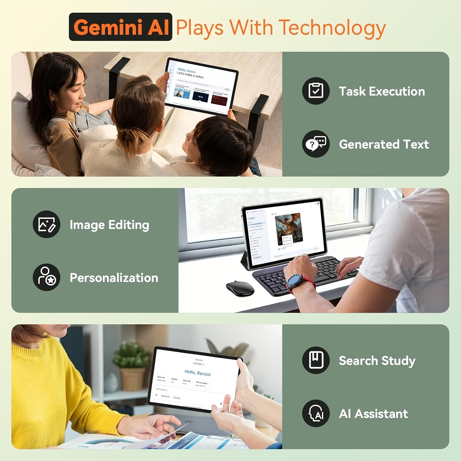 TABWEE T90 Android 16 New 2025 Tablet, 11-inch FHD Large Screen+1200x1920 IPS Display, Octa-Core High-Performance CPU, 24(8+16)GB RAM +128GB ROM(2TB Expand), 3MP+5MP Camaras/Face ID, 8000mAh Long Battery Life, Support Widevine L1, Synthetic - Image 6