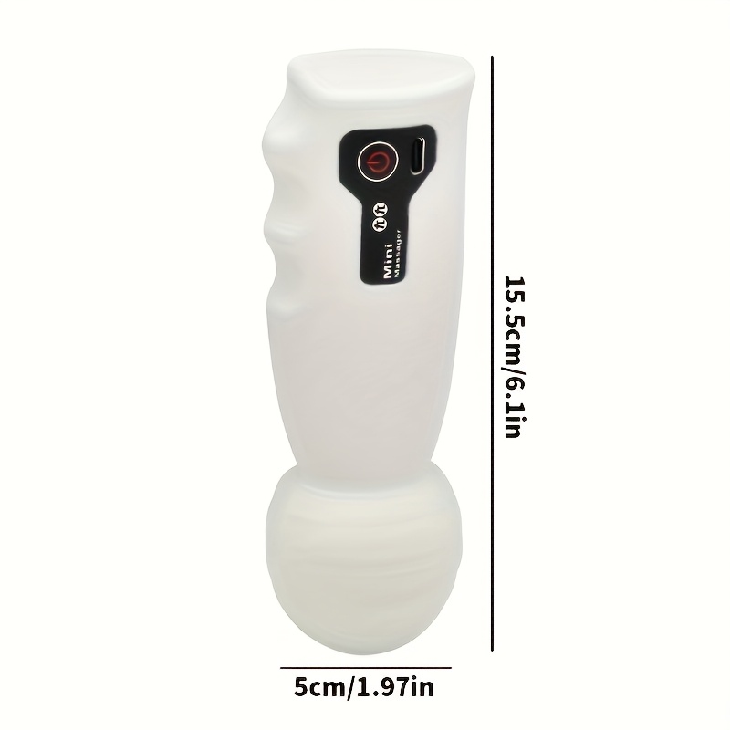 Portable mini electric massager, USB charging, 4-speed adjustment, suitable for body, back, neck, leg, and waist massage, ultra light, can be placed in any bag - Image 7