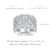 Sterling Silvery One-of-a-kind 0.1 Carat*18pcs Moissanite Wedding Ring Jewelry with Certificate Men's And Women's Fashion Rings Perfect Gift for Christmas Small Fragrant Design Boho Style Black Friday Halloween Gift Wedding Essentials with Gift Box, Best for Christmas