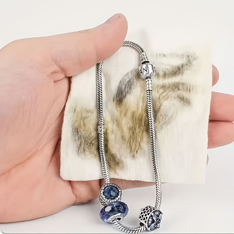 10pcs Polishing Cloth for Golden and Silvery Jewelry Care - Suitable for Cleaning Rings, Necklaces, Bracelets, Silverware, Beaded Accessories, Anti-Oxidation Polishing Cloths