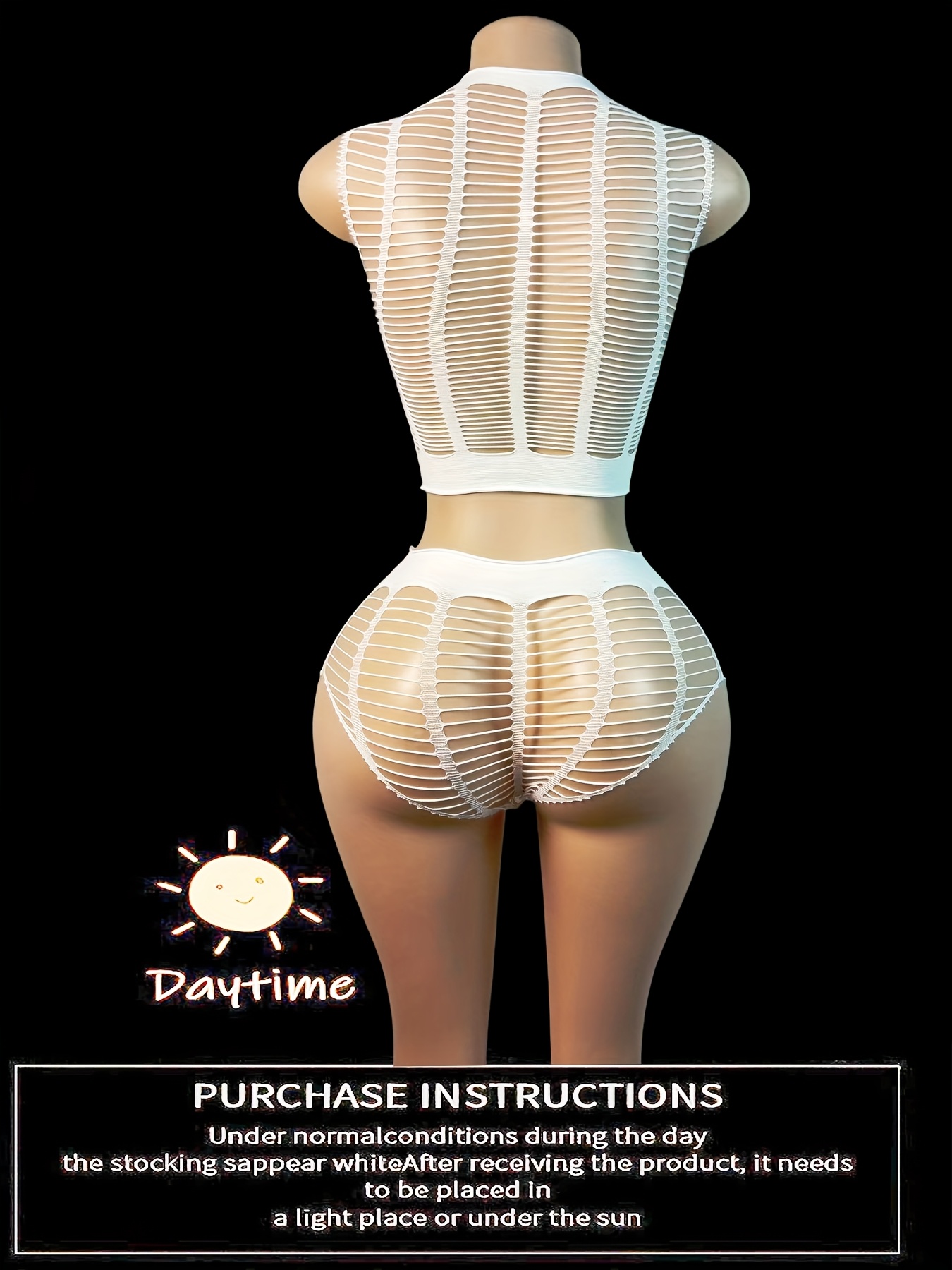 2pcs (Excluding Inner Wear) Women'S Glow-In-The-Dark Sexy Lingerie Set, Suitable for Halloween, Christmas, And Couple'S Holiday Gifts. - Image 4