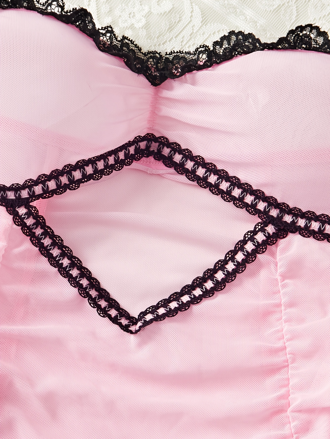 Sexy Lingerie Women's/Summer Bowknot/Tight Fitting/Sheer And Backless/Babydolls/Nightgown/Mini Dress/Sexy Lingerie Dress - Image 3