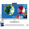 HP 27 All-in-One Desktop PC, 27" FHD Touchscreen, Intel Ultra 7-155U(12-core), 64 GB DDR5, 2 TB SSD, Adjustable Angle, WiFi 6, Win 11 Pro, with Bonus Accessories