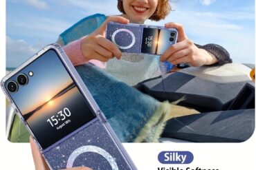 [Samsung Galaxy Z Flip7 Case] for Samsung Galaxy Z Flip7 magnetic phone case, Flip7 5G integrated glitter phone case, Women's fashionable phone case