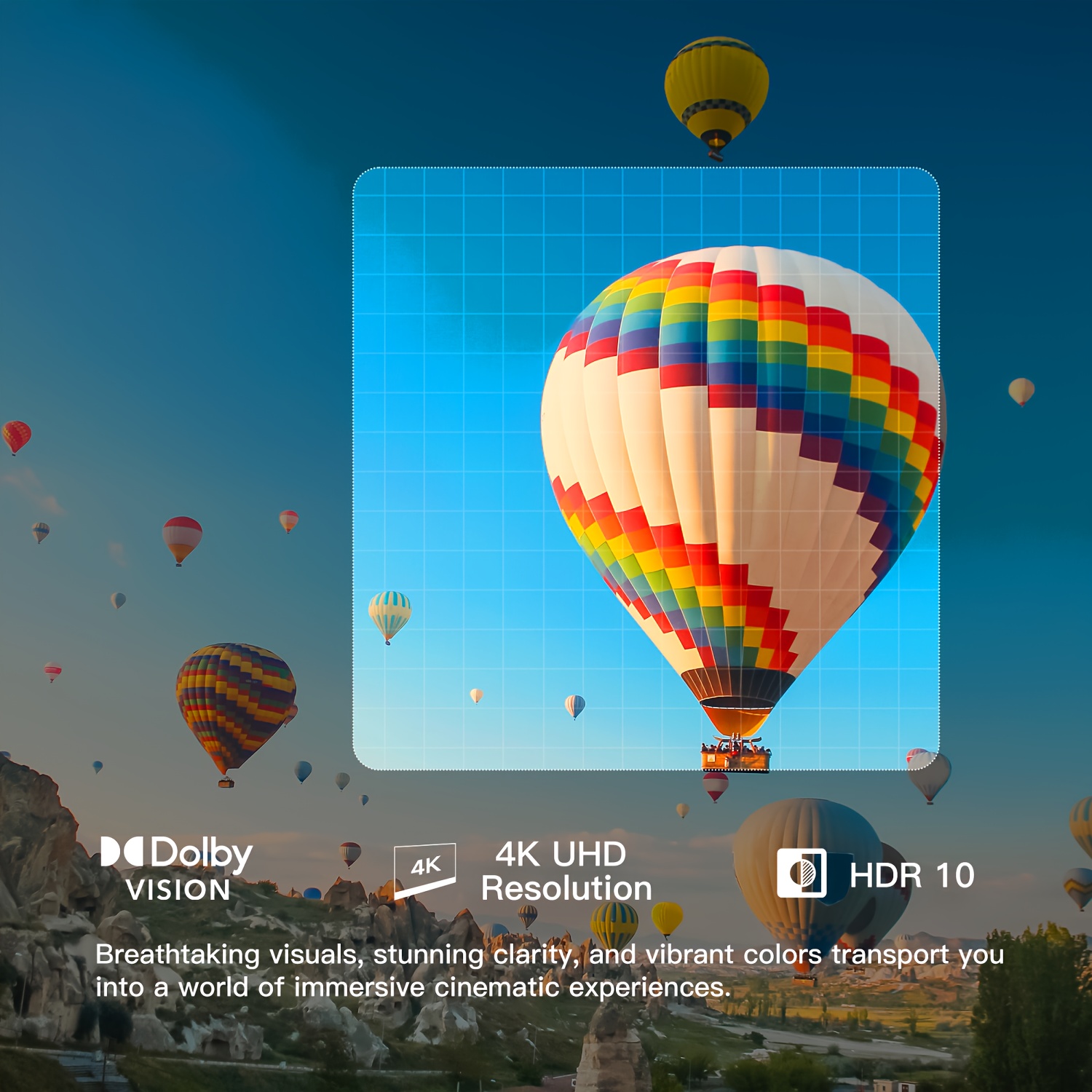 75" 4K UHD Smart TV with Google Play & Google Cast Built-in, HDR 10, Voice Assistant Remote, 4K LED Display, 16:9 Aspect Ratio, 330 Brightness, 60Hz Refresh Rate, Wall-Mountable, 110V/220V, US Plug, No Battery Needed, Google TV, Home Entertainment, Modern Television, Highresolution Display, Home Theater, Sleek Design, Premium Build, Home Users - Image 4