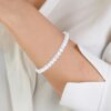 1pc S925 Sterling Silver Tennis Bracelet with Lab Grown with GRA Certificate Lab Grown White Loose Moissanite Moissanite Diamond D Color VVS1 4 Prong Ultra Premium Collection Elegant Ideal for Daily and Gift-giving Occasions Suitable for All Seasons