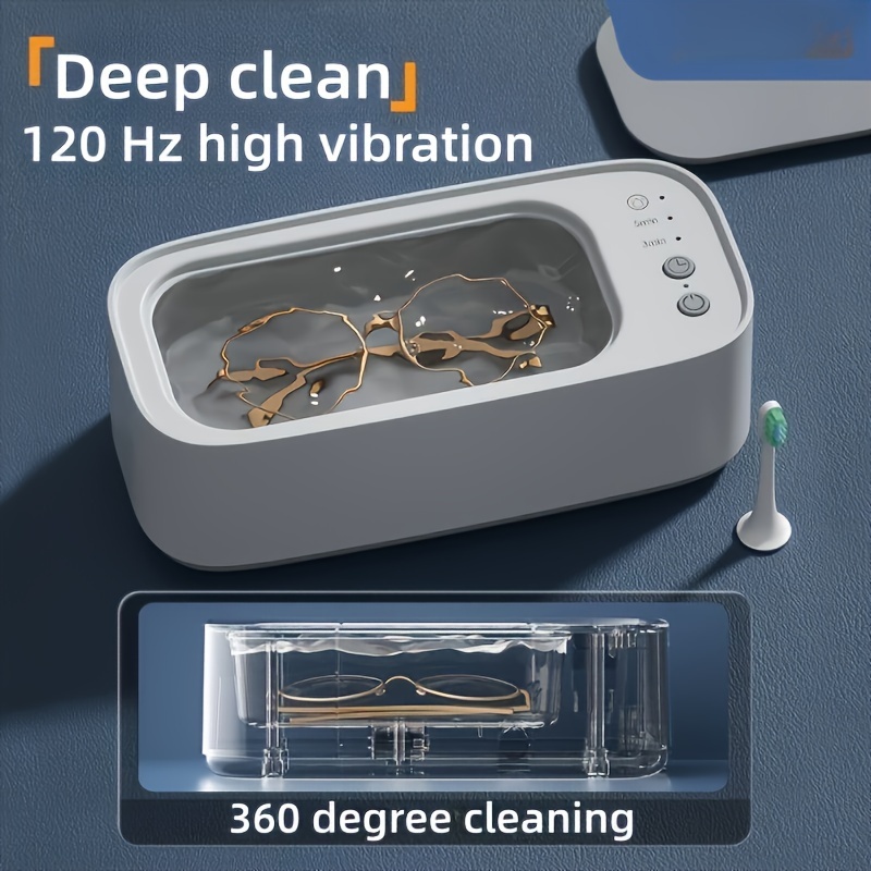 Ultrasonic Cleaning Device for Jewelry And Eyewear - Features 3 Electronic Cleaning Modes, USB Powered, And Is a Portable Case for Personal Items. - Image 5