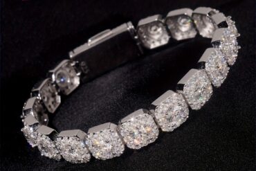 Fashion Trend 925 Silver Inlaid Moissanite Cuban Bracelet Elegant Party for Men And Women Birthday Gift Holiday Gift Party Full Focus