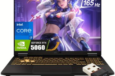 ASUS TUF F16 Gaming Laptop, 16" FHD+ 165Hz WUXGA Display, Intel Core i7-14650HX, NVIDIA GeForce RTX 5060, 64GB DDR5, 1TB SSD, Backlit, WIFI 6, Windows 11 Home, with WiFi Adapter