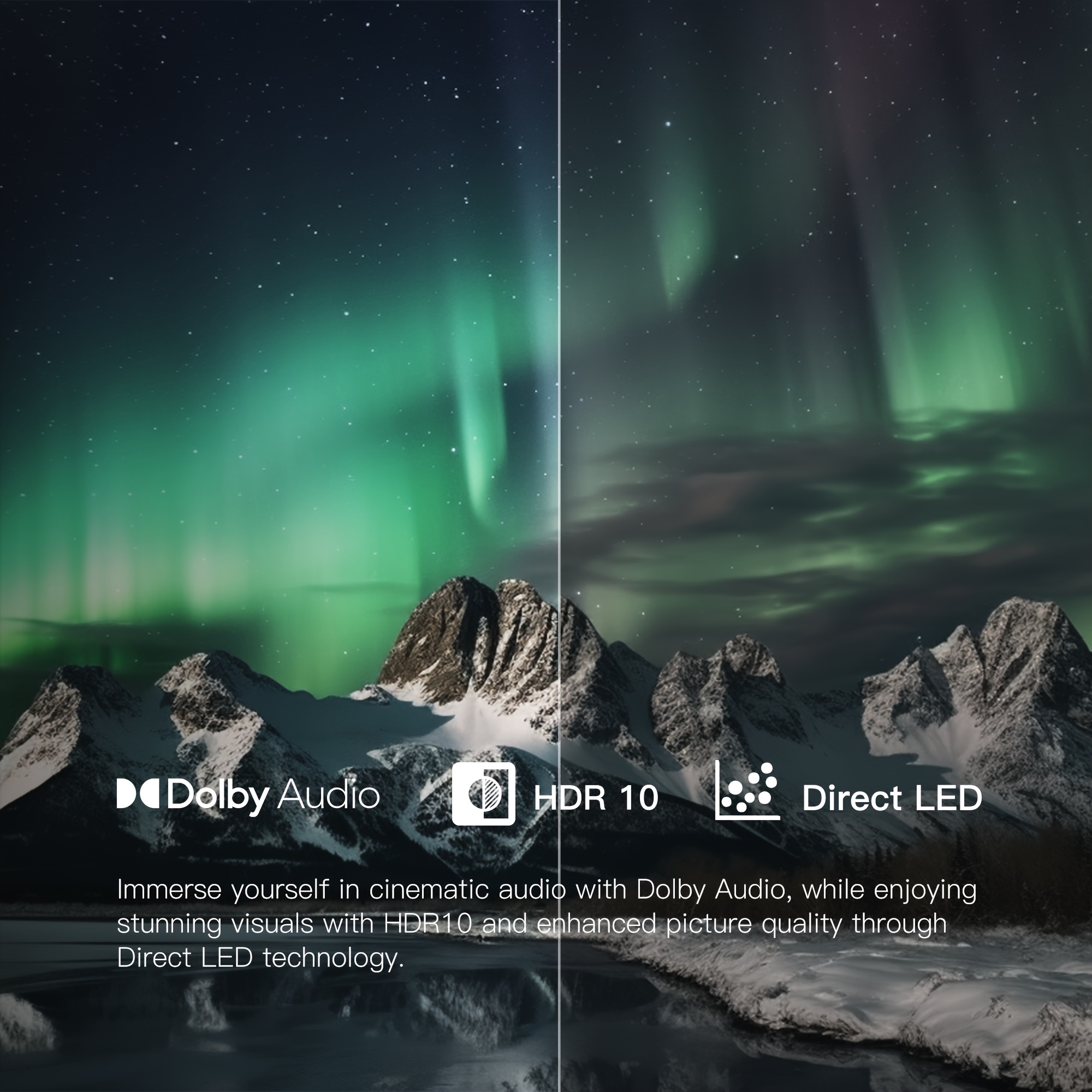 FPD 32 Inch Smart TV Google TV HD 720P with Google Play And Chromecast Built In, HDR 10, Audio, Voice Remote, Stream Live TV (Palette Series, US32GFS, 2025 Model) - Image 7