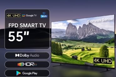 55-Inch Google TV Smart TV with 4K UHD, HDR, Vision & Atmos, MEMC, Built-In Google Play Store, Voice Remote Compatible for /YouTube/Torrent Sites Blocking - LED TVs Suitable for Google TV OS