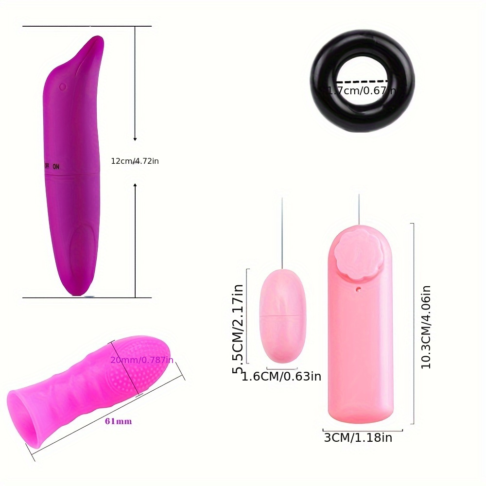 17pcs Anal Plug Vibrator Penis Rings Kit, Anal Plug Anal Beads Dildo Rooster Ring Vibrator Adult Pleasure Erotic SM Props Set, Vibrating Anal Plug Kit for Men And Women, Couple Flirting Sex Toy Battery Not Include - Image 5