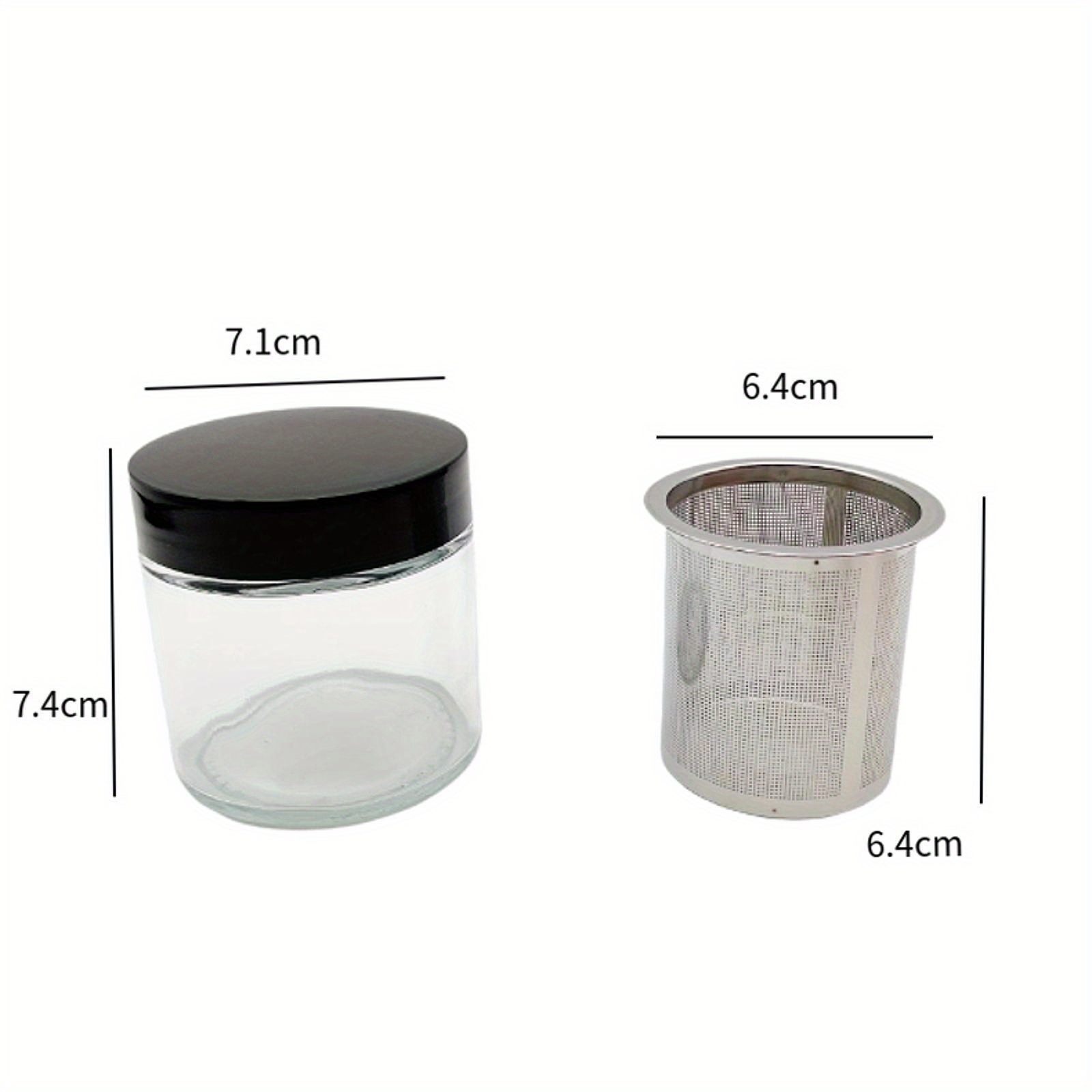 Glass Jewelry Cleaning Jar & Washing Cup - Portable Safe Soundwave technology/Sonic for Beads, Necklaces, Rings, DIY Jewelry Care Container, Chemical-Free Glass Refresher for Soundwave technology Cleaners - Image 3