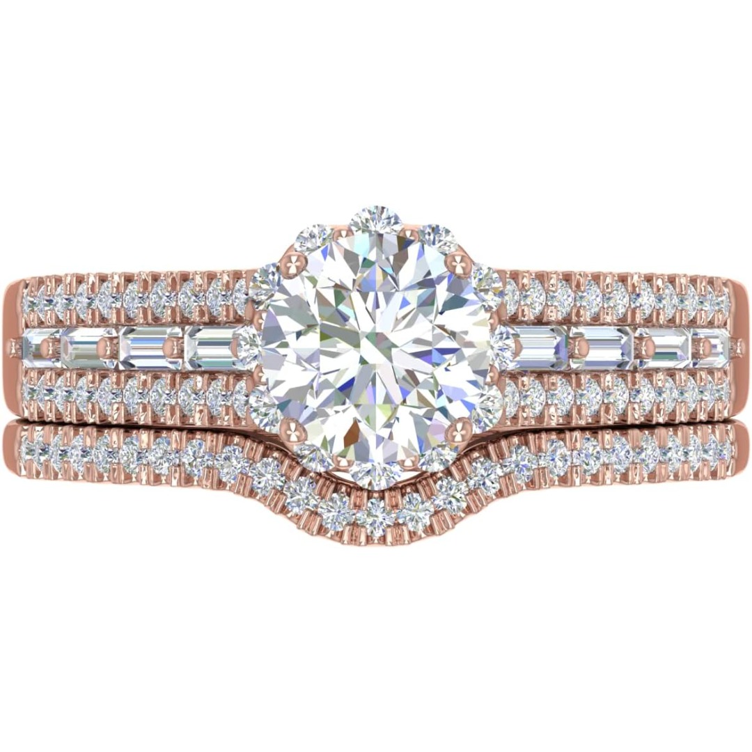 1-5 Carat VVS Lab-Grown Ring | Sterling Silver with Plating, Elegant and Luxurious, Perfect for Engagement, Wedding, Valentine'S Day, and Anniversary Gifts - Image 4