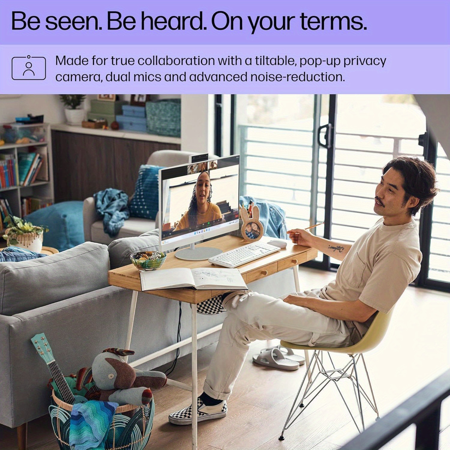 HP All in One Desktop Computer 27 Inch Touchscreen, Intel 12-core Ultra 7 155U(Up to 4.8 GHz), 64 GB DDR5, 2 TB SSD, FHD, Wi-Fi 6, Windows 11 Pro& MS Office Pro 2024 Lifetime License, Accessories, Home Office Computer, Work From Home Setup, Sleek Allinone, Touchscreen Monitor, Highperformance Build, Reliable Hardware, Touchscreen Desktop, Fhd Display, Remote Workers, Professionals - Image 7