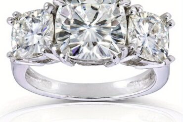 1pc 5CT Moissanite +S925 Silver Women'S Wedding Ring, Engagement Ring, Memorial Ring, Mother'S Day to the Wife, Mother, Girlfriend, Daughter the Best Gift