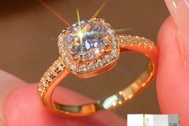 1pc 1-1.05 Carat S925 Silver Laboratory-created Lab-created Diamond of D Color and VS Clarity Engagement Ring: A Beautifully Made Laboratory-created Lab-created Diamond of D Color and VS Clarity Round Ring, Gift Box Included, Perfect for Any Occasion