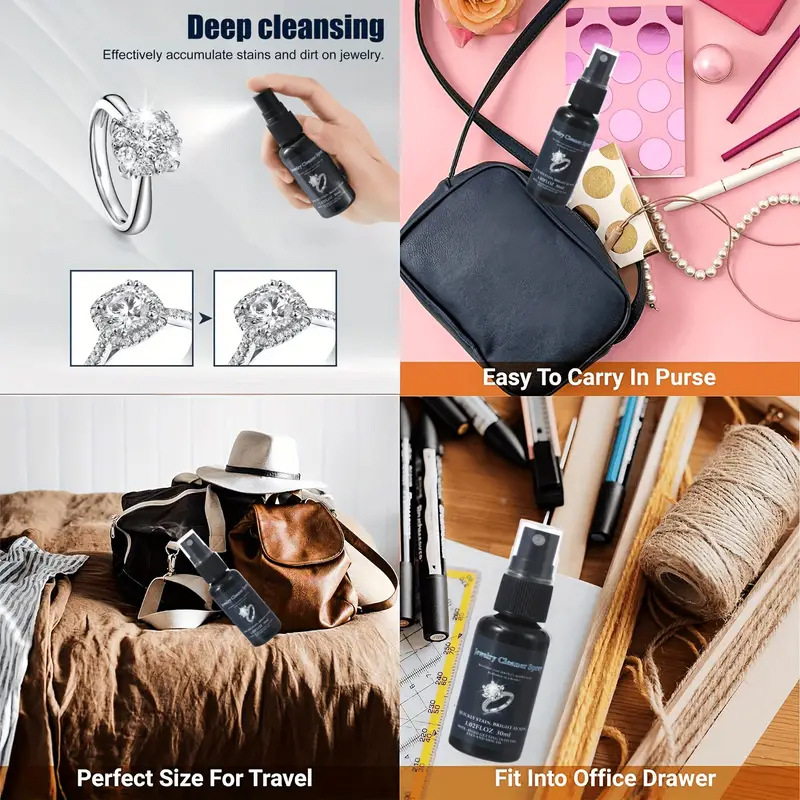 Quick-drying Jewelry Cleaner for Rings, Necklaces, Earrings | Effective Dirt and Oxide Removal, Chemical-Based Formula - Image 4