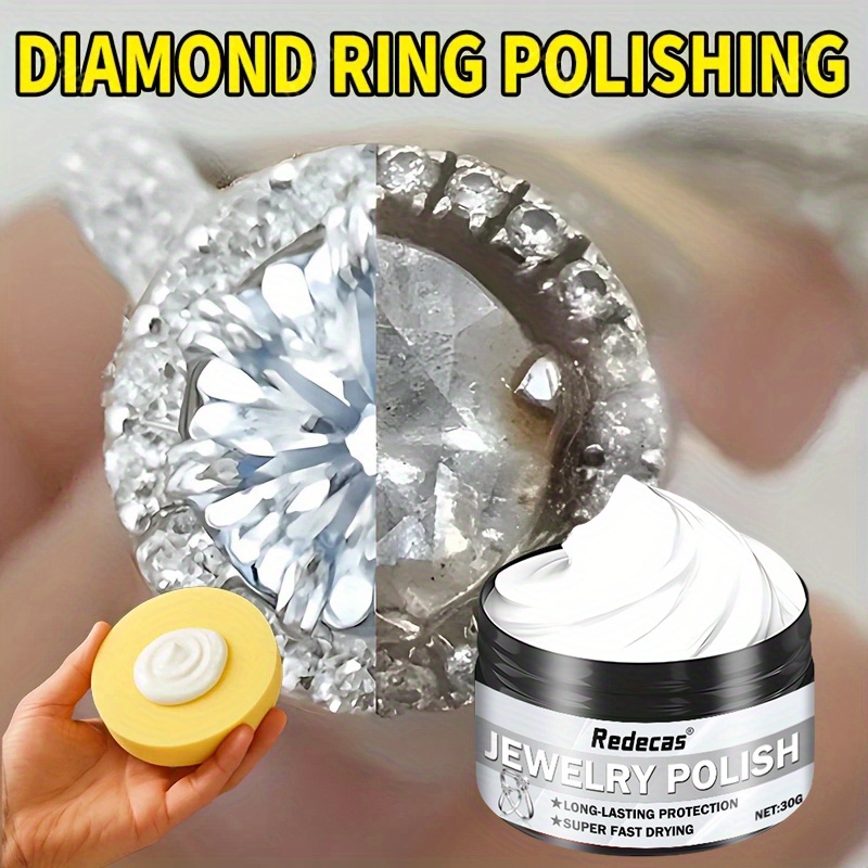 Ring and Bracelet Golden Oxidation Removal, Silvery Jewelry Polishing Restorer, Metal Polish for Shine Restoration, Silverware Oxidation Reduction Cream, Silverware Care, Metal Cleaning, Glossy Polish, Restorative Cream, Durable Polish, Jewelry - Image 5