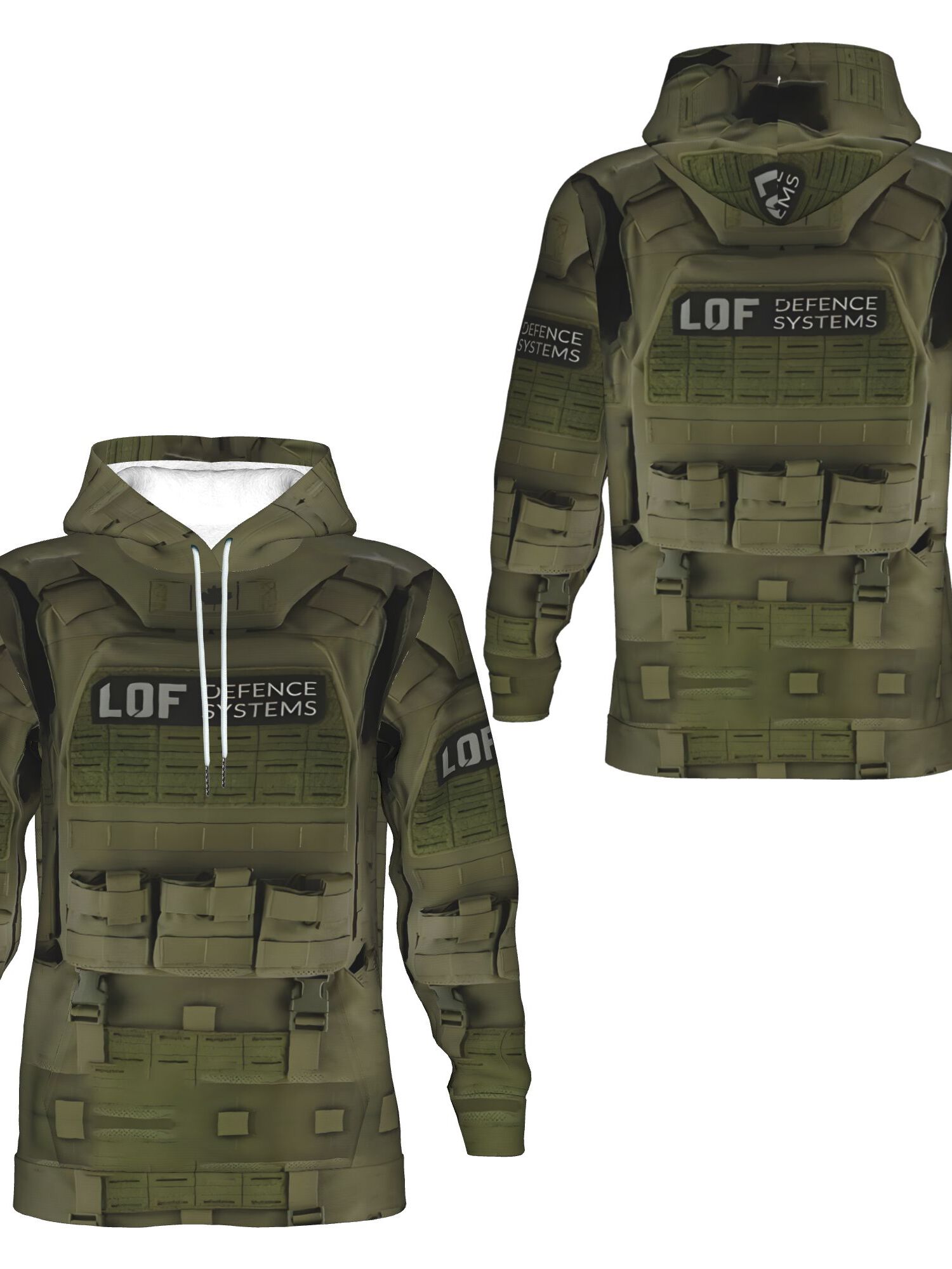 Plus Size Men's 3D Printed Pullover Hooded Sweatshirt Hooded Large Pocket Hoodie, Men's Casual Fashion Tops, PLUS SIZE - Image 3