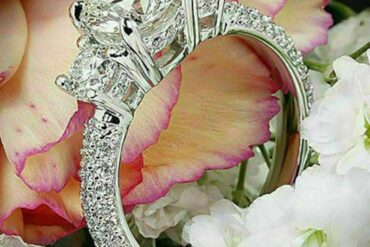 1pc S925 Silver Ring with 3-Carat Moissanite | Suitable for Daily Parties, Birthdays, and Anniversaries, 18K Golden Plated, Chunky Style