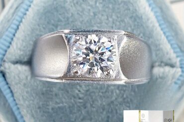 7.2g Lab-created Diamond 1pc 1~1.05 Carat Trendy Cool 925 Sterling Silver Ring with D Color and VS Clarity, Exquisite Accessory Jewelry for Daily Wear, Banquet, Party, Holiday, Birthday, Wedding, Anniversary Gift