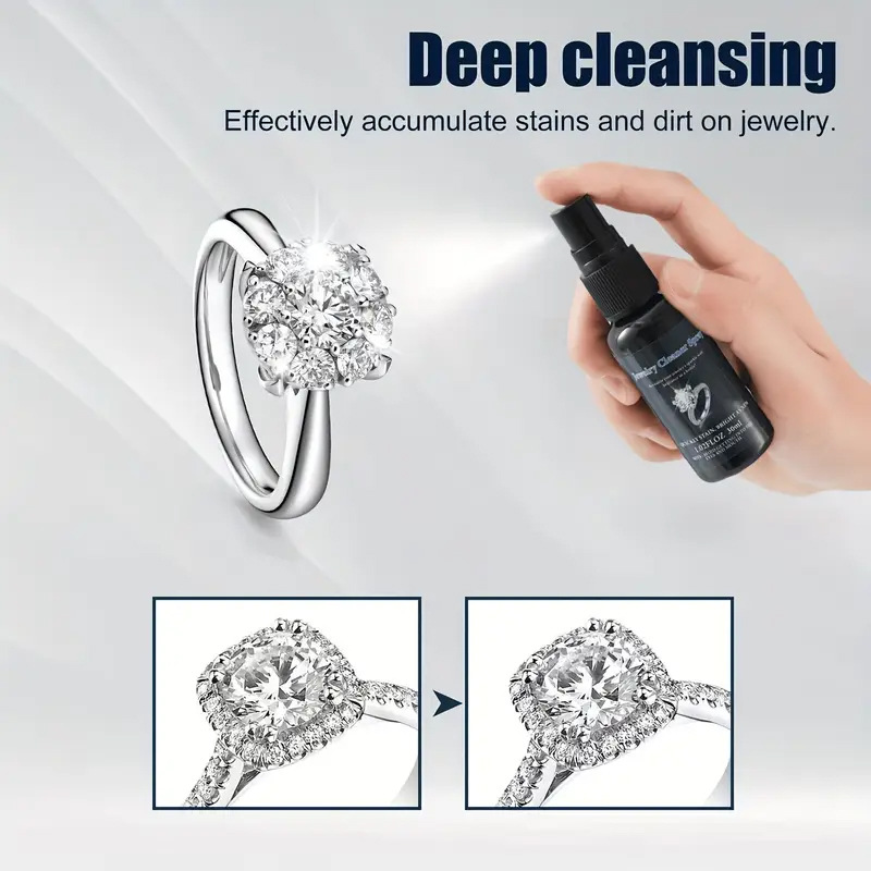 Quick-drying Jewelry Cleaner for Rings, Necklaces, Earrings | Effective Dirt and Oxide Removal, Chemical-Based Formula - Image 2