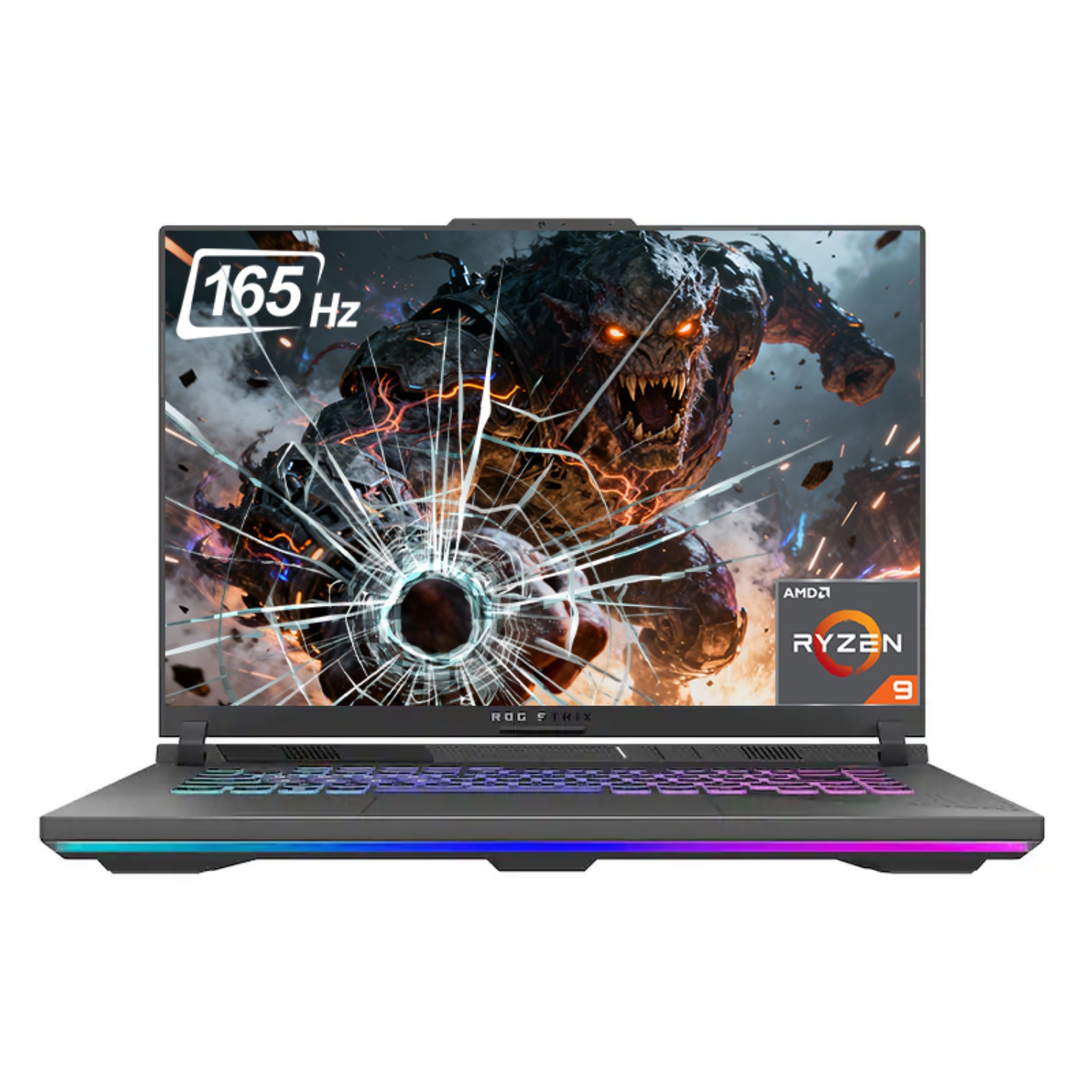ASUS ROG Strix G16 Gaming Laptop, 16" FHD 165Hz IPS WUXGA Display, AMD Ryzen 9 8940HX, GeForce RTX 5070 Ti, 64GB DDR5, 1TB SSD, RGB KB, Windows 11 Home, Highperformance Laptop, Gaming Computer, Portable Gaming, Sleek Gaming, Premium Build