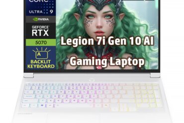 Lenovo Legion 7i Gen 10 AI Gaming Laptop | 16" OLED 2.5K 240Hz Display, Intel Core Ultra 9 275HX Processor, NVIDIA GeForce RTX 5070, 64GB DDR5 RAM, 2TB SSD, Wi-Fi 7, Windows 11, Glacier White