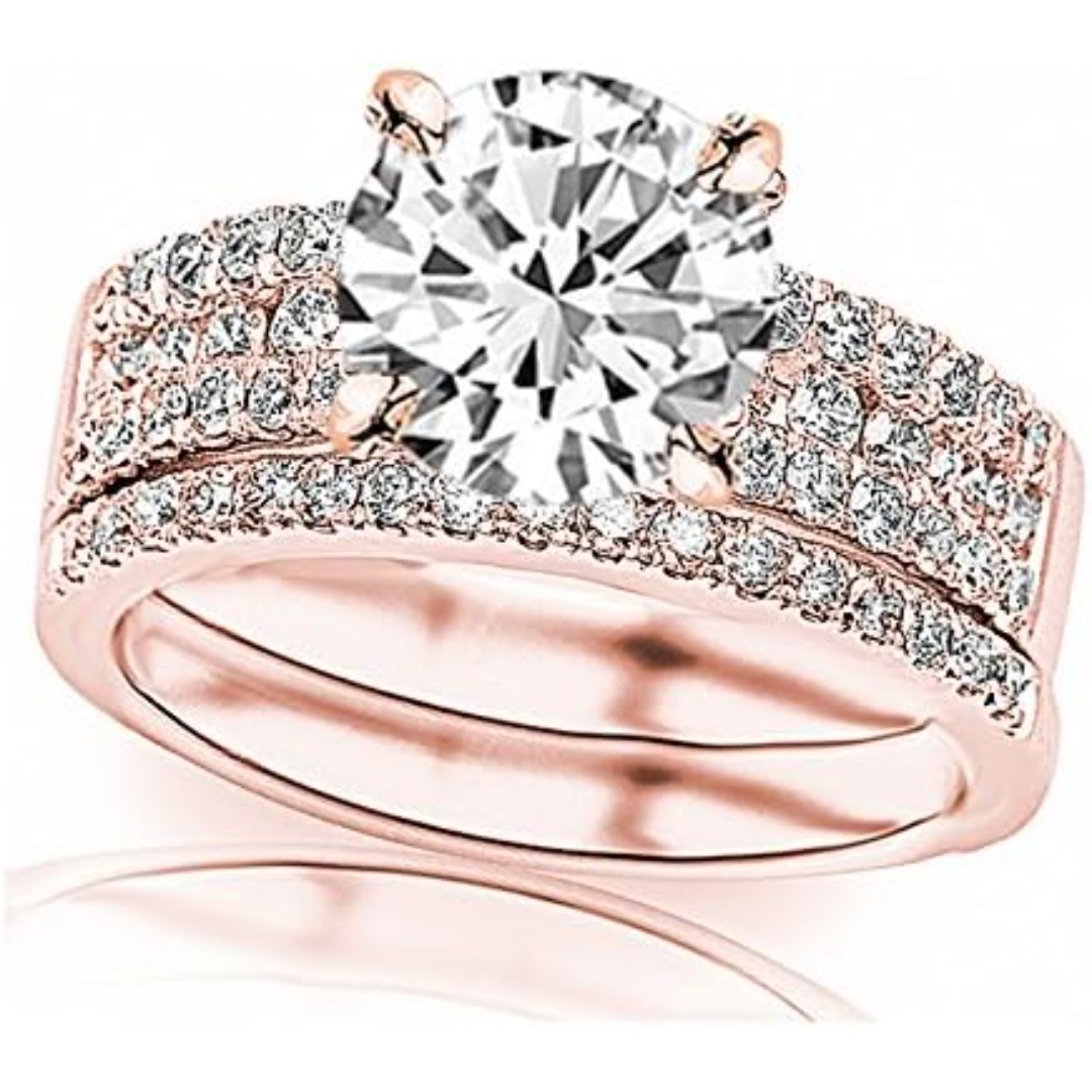 Lab-created Diamond Ring Features a VVS 1-5 Carat Lab-grown Lab-created Diamond, High-quality Stone, Perfect for Engagement Rings. Crafted in Sterling Silver. Ideal for Wedding Bands, Valentine's Day Gifts, Anniversary Presents, and Eternal Love - Image 3